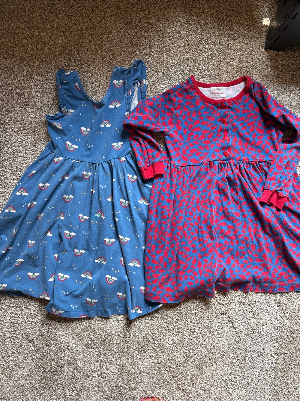 Hanna Andersson play dresses size 6/7